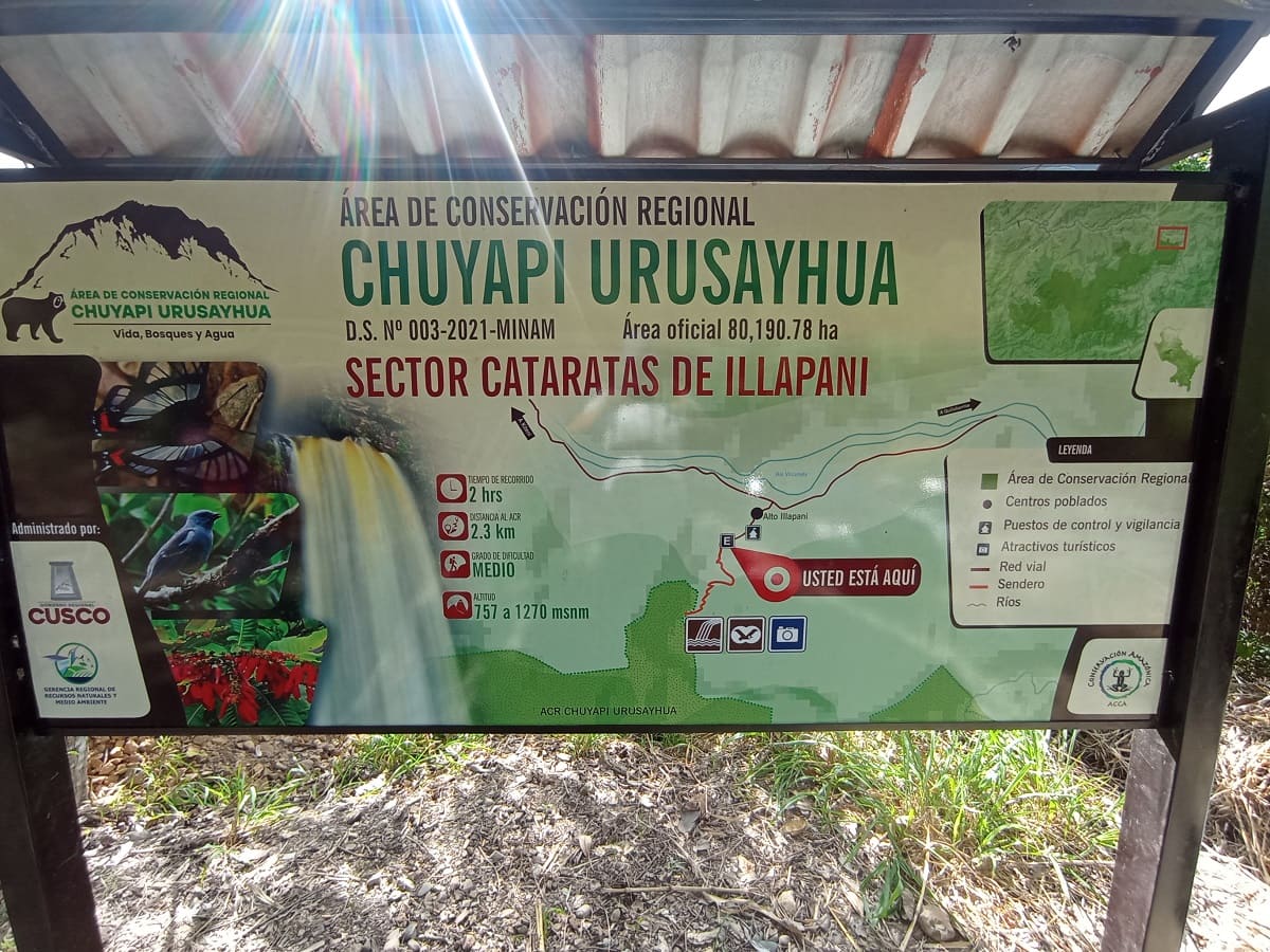 urusayhua cataratas de hillapani quillabamba Cusco Perú